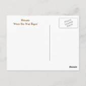 Nebraska Briefkaart (Achterkant)