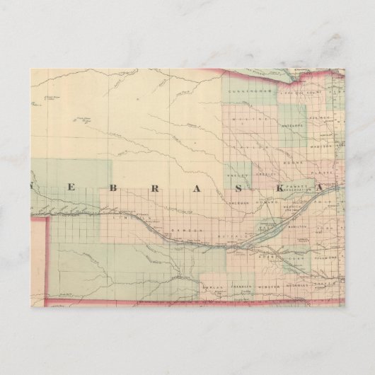 Nebraska Briefkaart (Voorkant)
