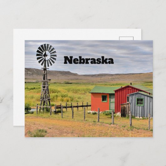 Nebraska Briefkaart (Voorkant / Achterkant)