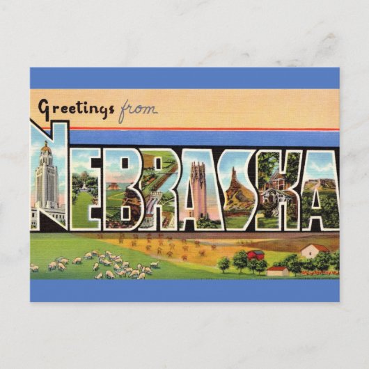  Nebraska Briefkaart (Voorkant)