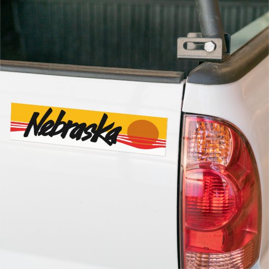  Nebraska Bumpersticker (Op Truck)