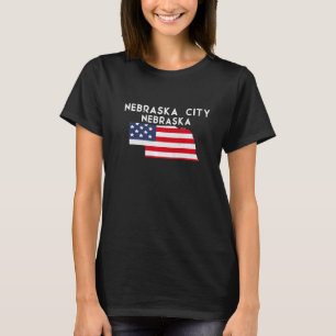 Nebraska City Nebraska USA State America Travel Ne T-shirt