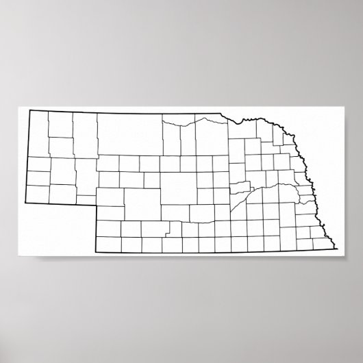 Nebraska County's Blank overzicht (Voorkant)