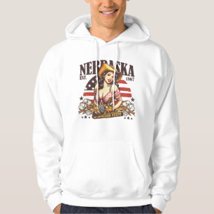 Nebraska, de staat Cornhusker Hoodie
