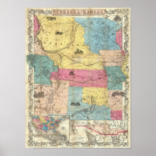 Nebraska en Kansas 3 Poster