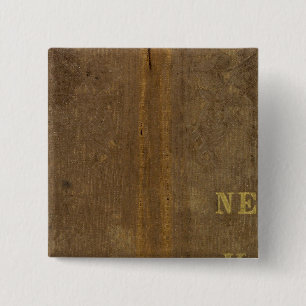Nebraska en Kansas 4 Vierkante Button 5,1 Cm