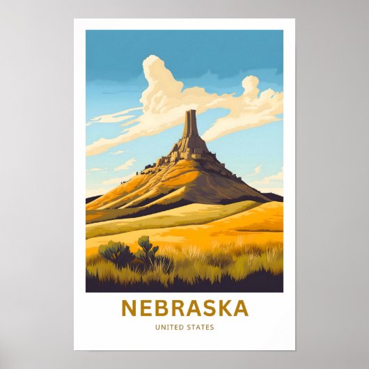 Nebraska États-Unis Impression de voyage (Devant)