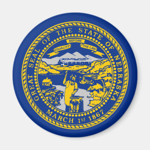 Nebraska Flag Magneet