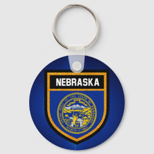 Nebraska Flag Sleutelhanger