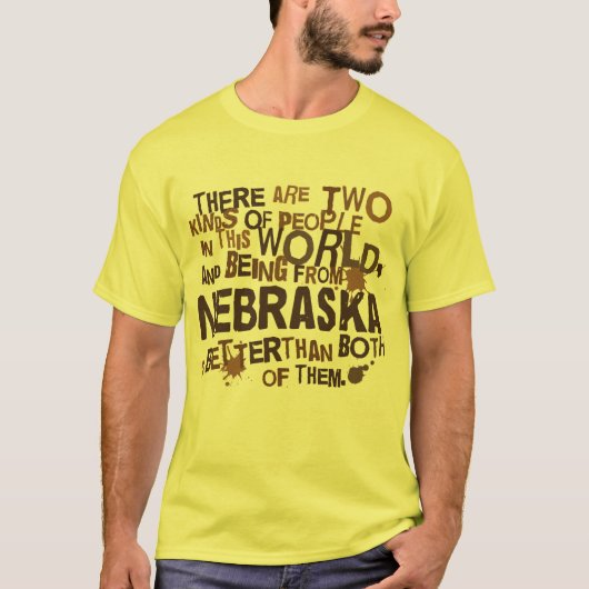 Nebraska (Funny) Gift T-shirt (Voorkant)