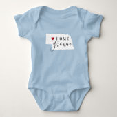 Nebraska Home Grown State T-shirt (Voorkant)