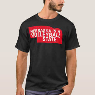 Nebraska is een volleybalstaat TShirt