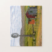 Nebraska Landschap. Legpuzzel (Verticaal)
