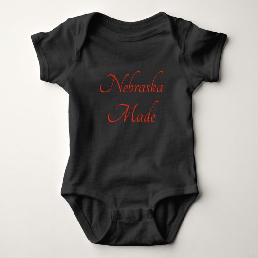 Nebraska Made Baby Bodysuit (Voorkant)