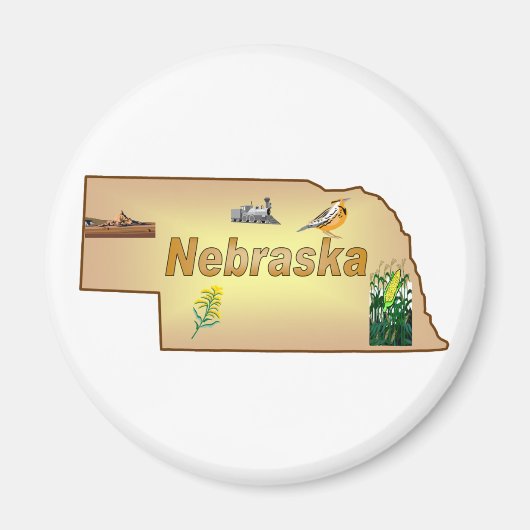 Nebraska magneet (Voorkant)