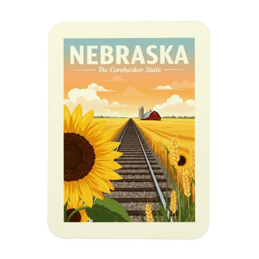 Nebraska Magneet (Verticaal)
