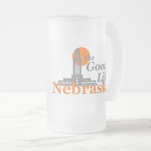NEBRASKA MATGLAS BIERPUL (Voorkant rechts)