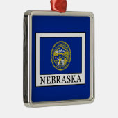 Nebraska Metalen Ornament (Rechts)