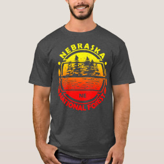 Nebraska National Forest Nebraska State Natuur Lan T-shirt