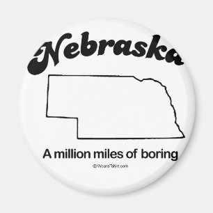 NEBRASKA - "NEBRASKA STATE MOTTO" T-shirts en Gea Magneet