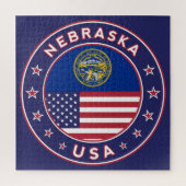 Nebraska, Nebraska-telefoonbehuizing, Nebraska-sti Legpuzzel (Verticaal)
