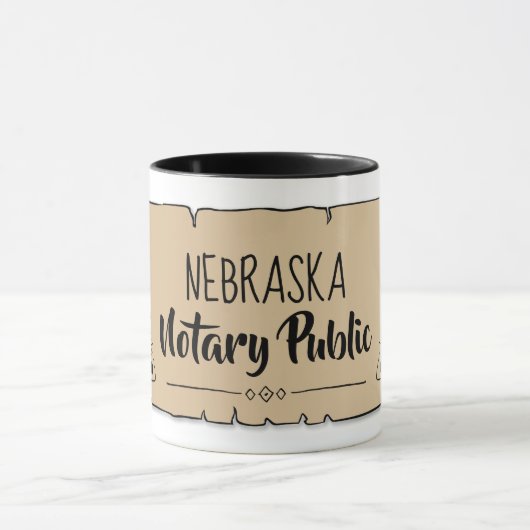 Nebraska Notional Public Scroll Feather Quill Mok (Midden)