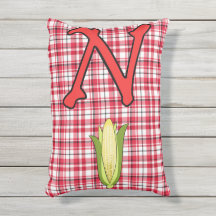 Nebraska Outdoor Accent Pillow 16 x 12 inch