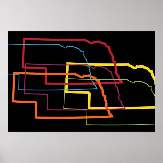 nebraska pride blur poster (Voorkant)