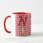 Nebraska Red 15 oz Ringer Mug (Gauche)