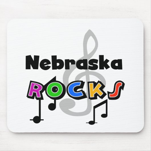 Nebraska Rocks Muismat (Voorkant)