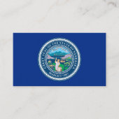 Nebraska Seal, Zegel van Nebraska Visitekaartje (Voorkant)