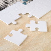 Nebraska Shaped Cornhusker Afbeelding Map Legpuzzel (Zijkant)