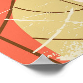 Nebraska Sleeping Fox vintage-poster Poster (Hoek)