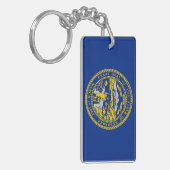 Nebraska Sleutelhanger (Voorkant Links)