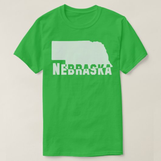 Nebraska-staat T-shirt (Design voorkant)