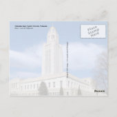 Nebraska State Capitol, Lincoln, Nebraska Briefkaart (Achterkant)