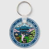 Nebraska State Seal Sleutelhanger (Voorkant)