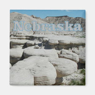 Nebraska State Travel Souvenir Fridge Magnet Magneet