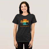 Nebraska: Surfer's Paradise Tri-Blend Shirt (Voorkant volledig)
