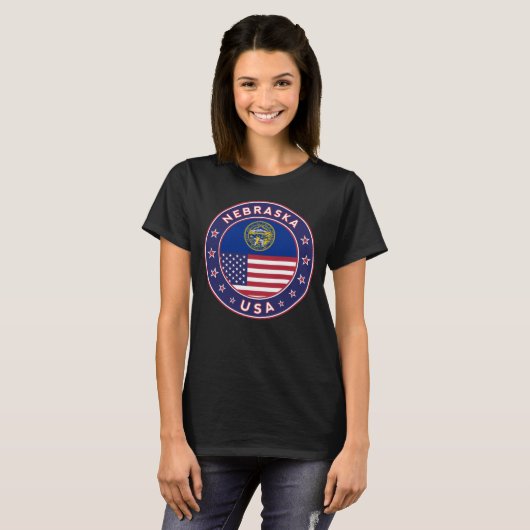Nebraska T-shirt (Voorkant volledig)