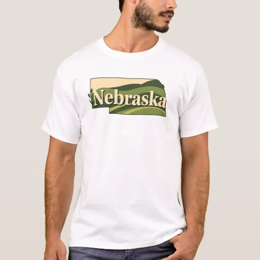 Nebraska T-shirt V03 (Voorkant)