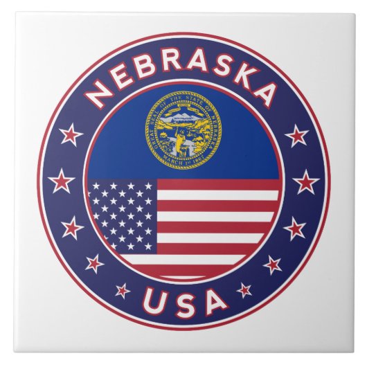 Nebraska Tegeltje (Voorkant)