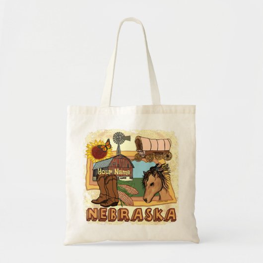 Nebraska Tote Bag (Voorkant)