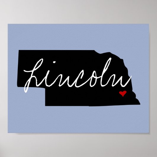 Nebraska Town Poster (Voorkant)