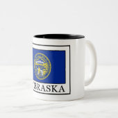 Nebraska Tweekleurige Koffiemok (Voorkant rechts)