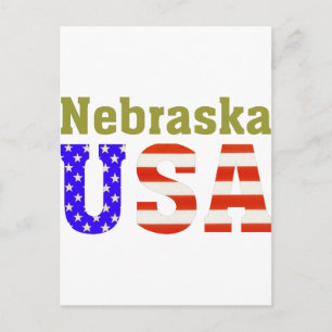 Nebraska USA! Briefkaart