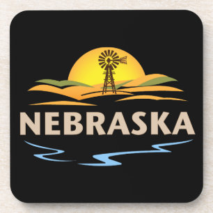 Nebraska Verenigde Staten Bier Onderzetter