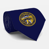 Nebraska vlag stropdas (Opgerold)