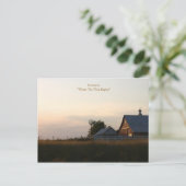 Nebraska "Waar het Westen begint" Briefkaart (Staand voorkant)