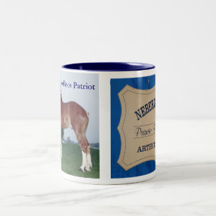 NeBros Patriot & Sign-Mok Tweekleurige Koffiemok